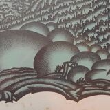 Lithograph of Arnold Leissler, 1981