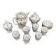 Limoges porcelain tea/coffee service – Maison Giraud, gold decoration – X