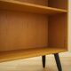 Ash shelving unit on splayed legs, Denmark, 1960s