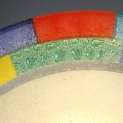 Lampe de table en verre de Murano des années 1980