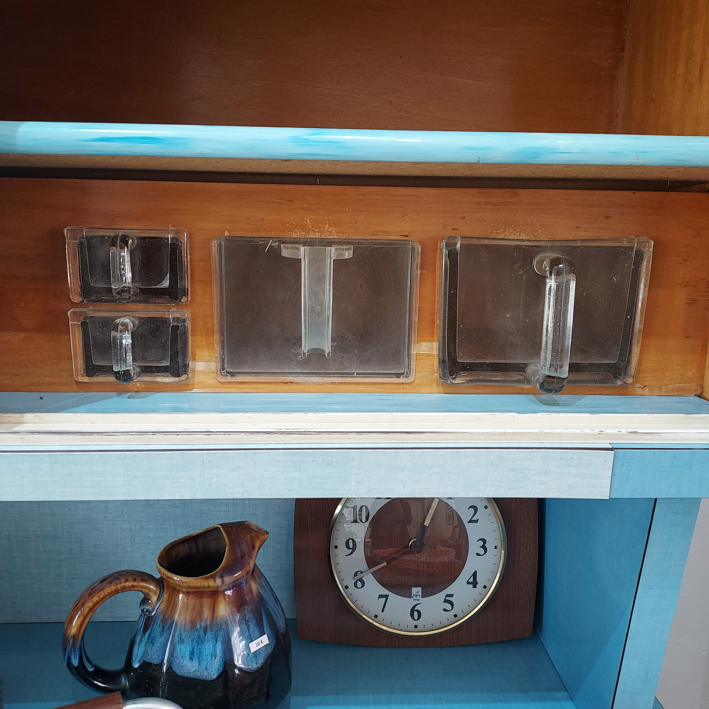 Buffet formica vintage blue 60s