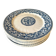 Set of 8 Gien earthenware plates, Rouen pattern, blue garlands and foliage