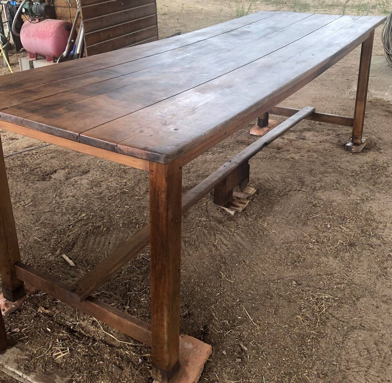 Table d'atelier vintage
