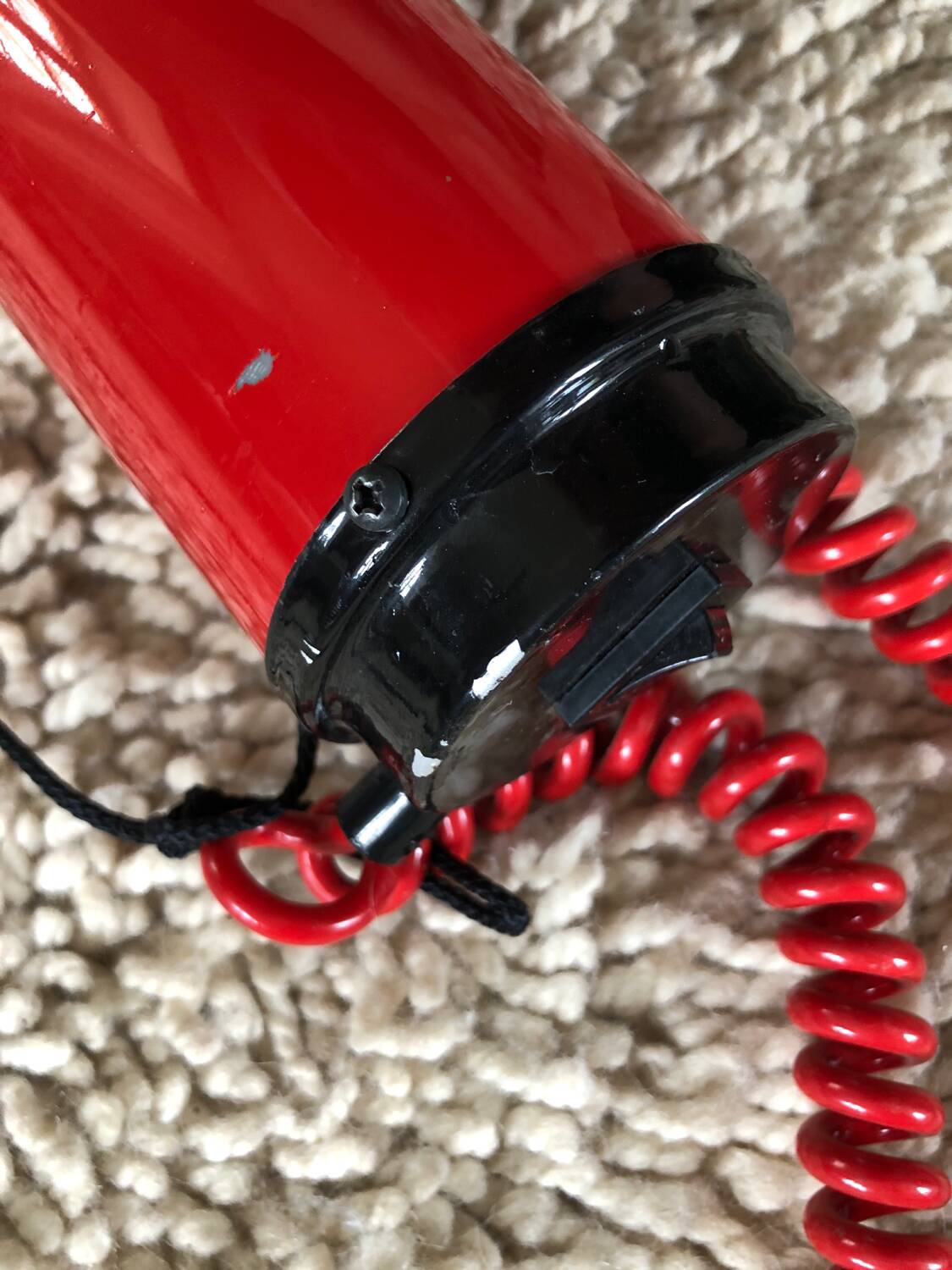 Red neon tube