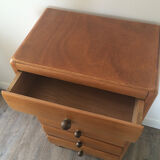 Commode chiffonnier vintage pieds compas