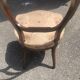 Louis-Philippe medallion chair from the 19th century in solid walnut.