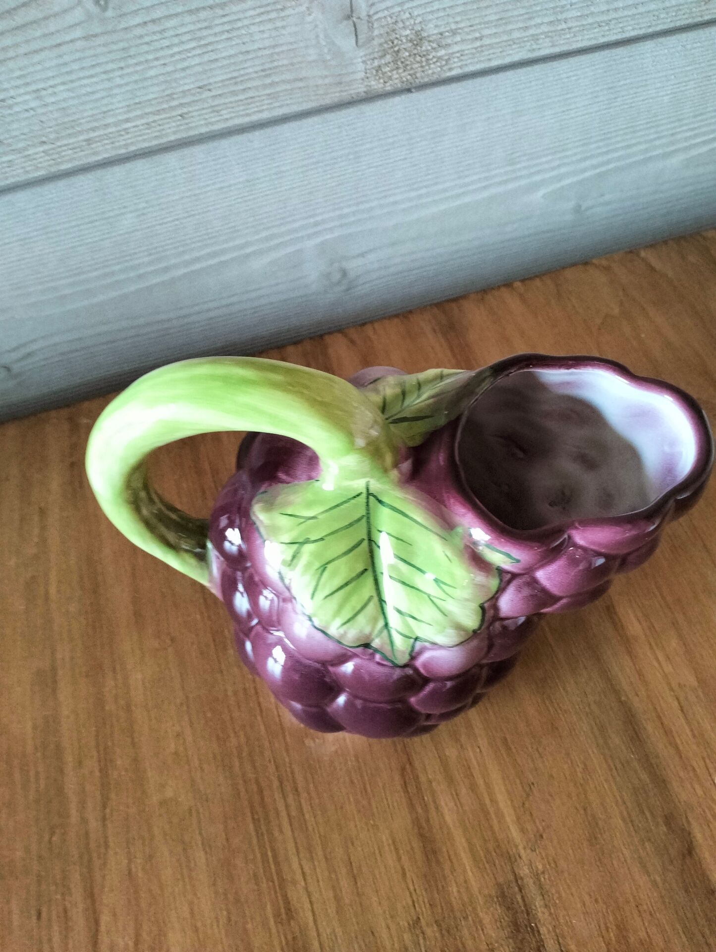 Jug, grape slipware