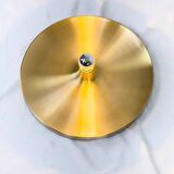 Space Age Brass Wall Sconce from Honsel, 1960s