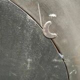 Oval mirror in duck pattern frame
