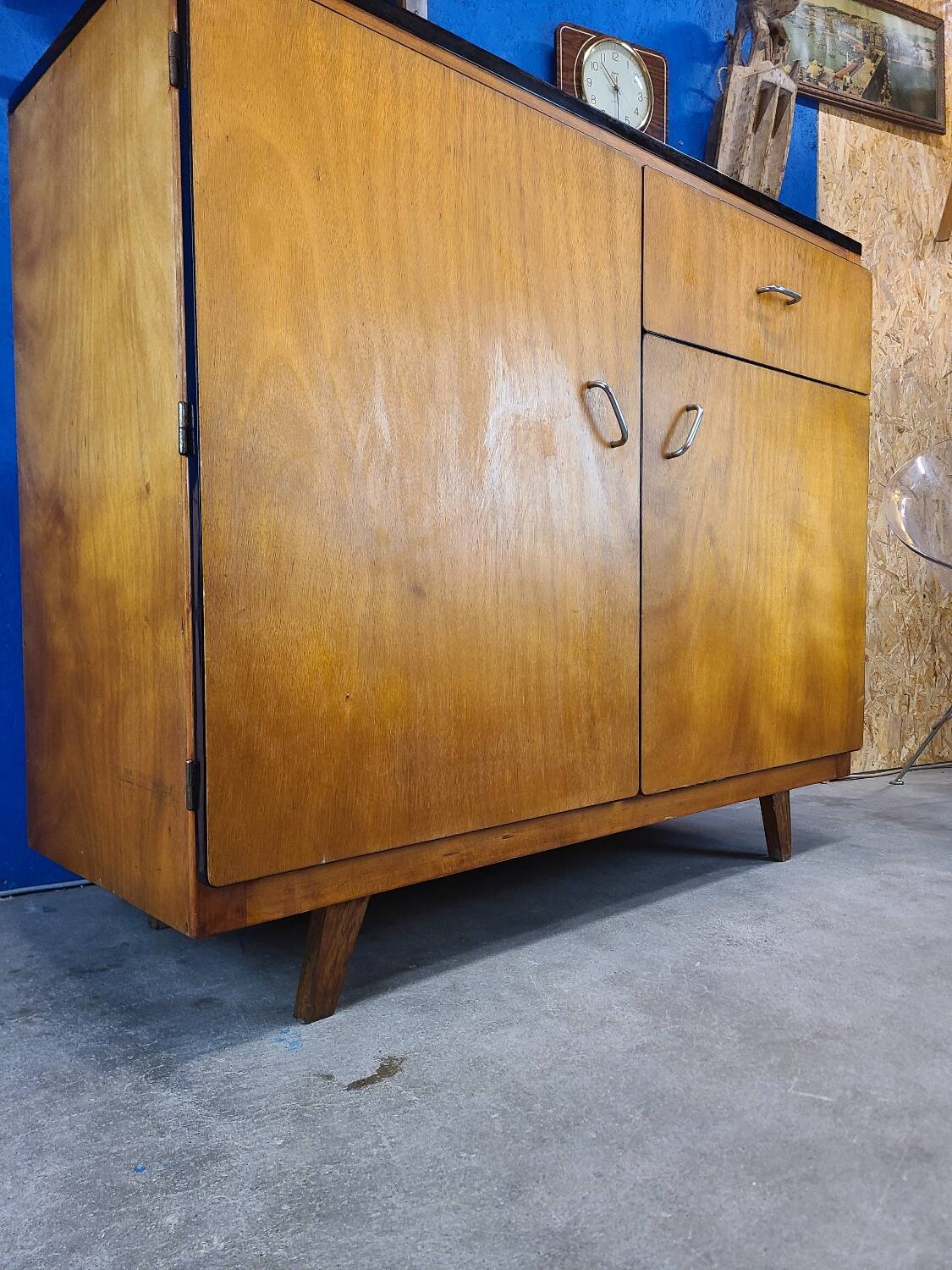 Light wood sideboard, mid-20th century