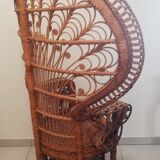 Fauteuil Emmanuelle peacock