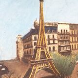 Toile à l’huile « Tour Eiffel »