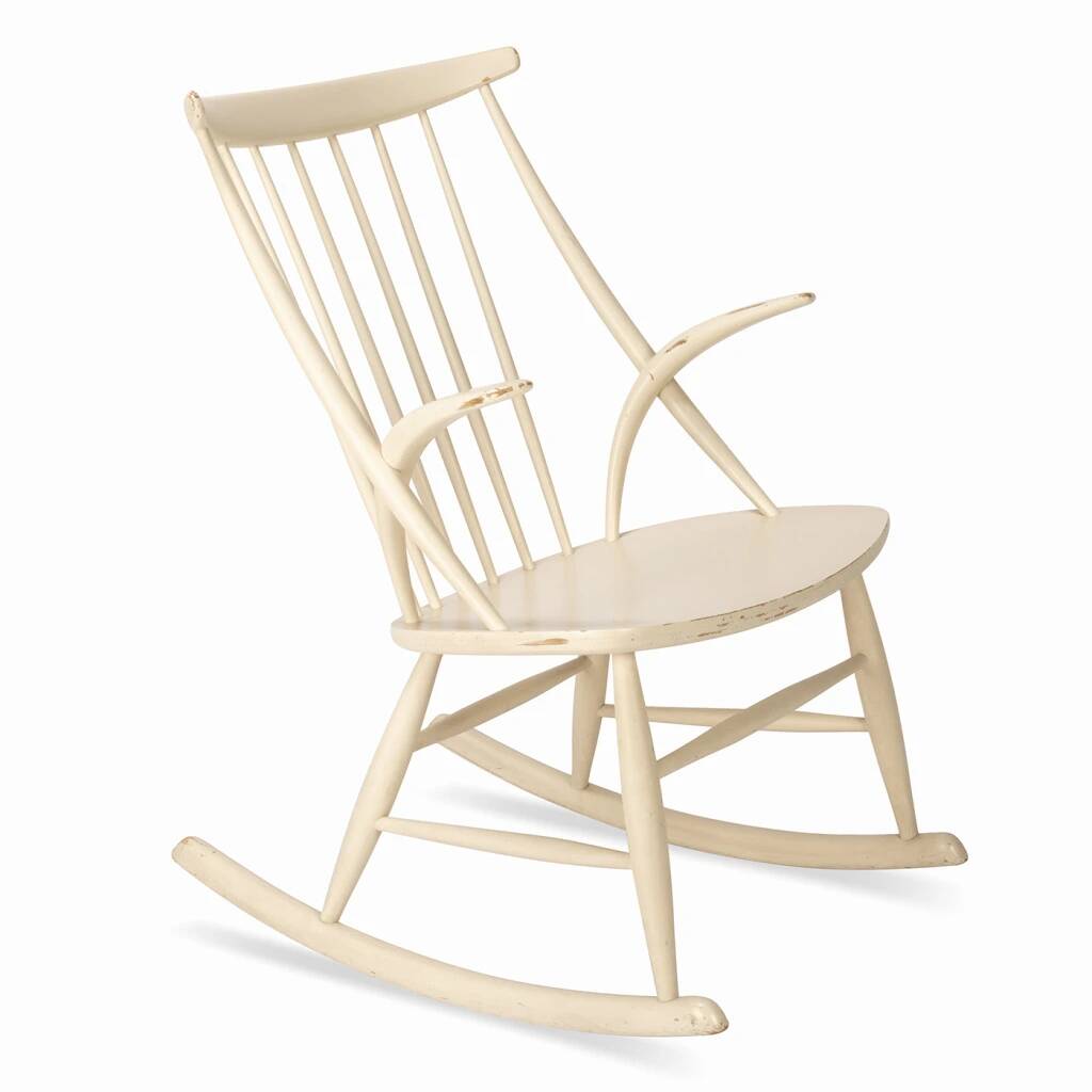 Rocking chair made in Finland in the 1960s.