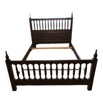 140/190 solid wood bed