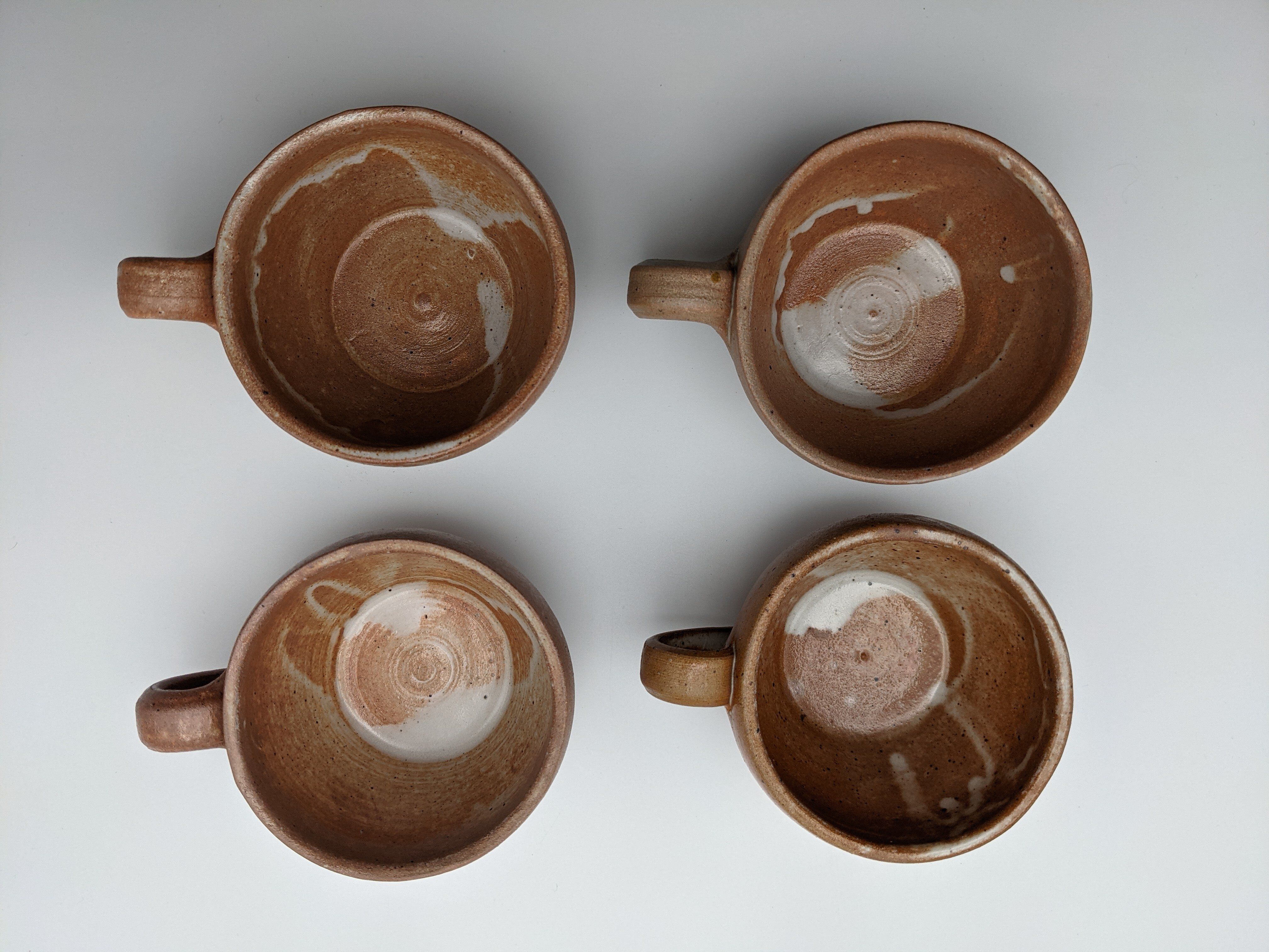 Set of cups and saucers ceramic