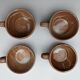 Set of cups and saucers ceramic