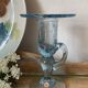Bougeoir en verre soufflé bullé Biot