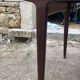 Table teck et bois exotique fabrication Française