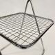 Set of four chrome folding chairs by Niels Gammelgaard for Ikea 1970