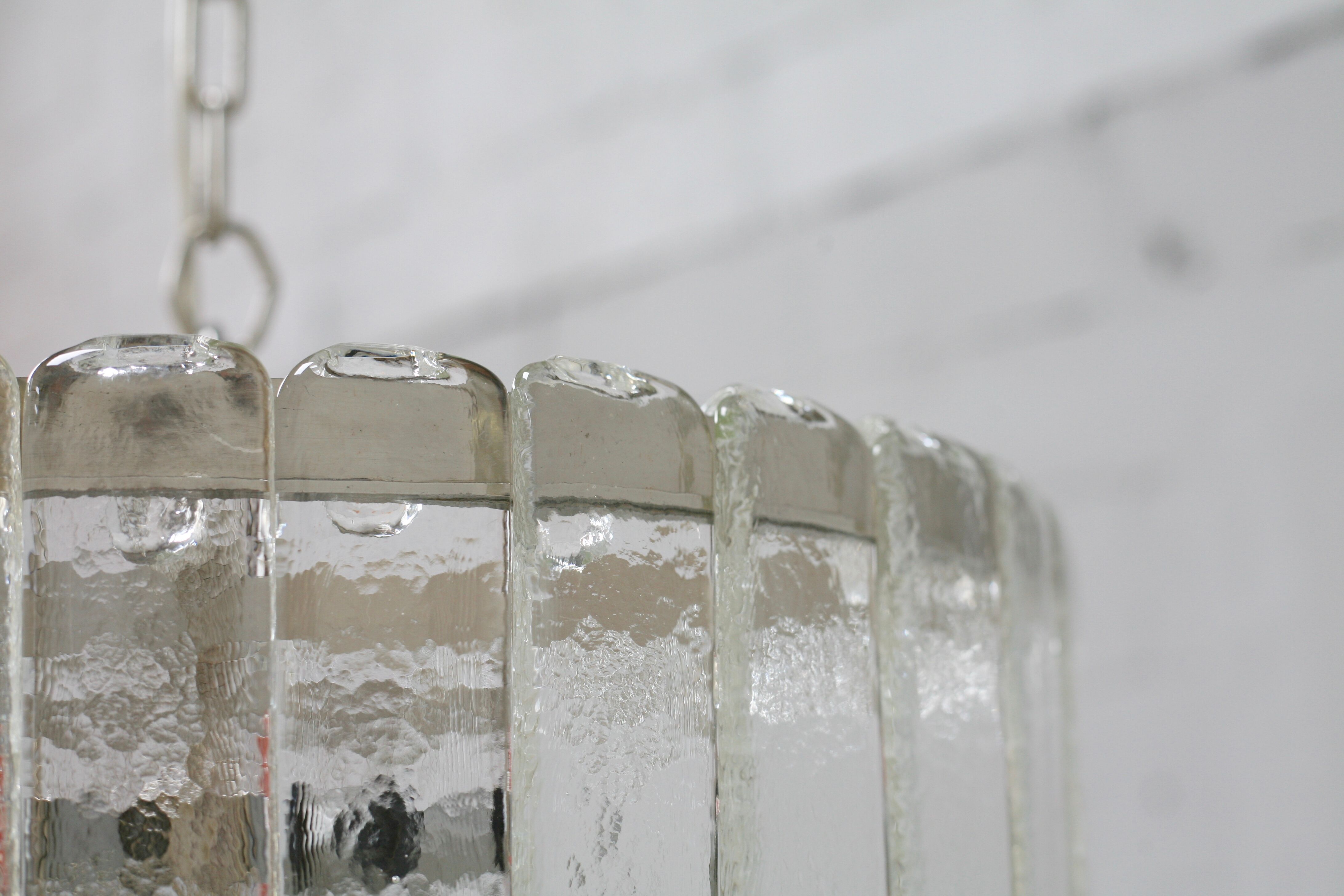 Chandelier by Carlo Nason, edited by Mazzega, Murano, Italy, circa 1970