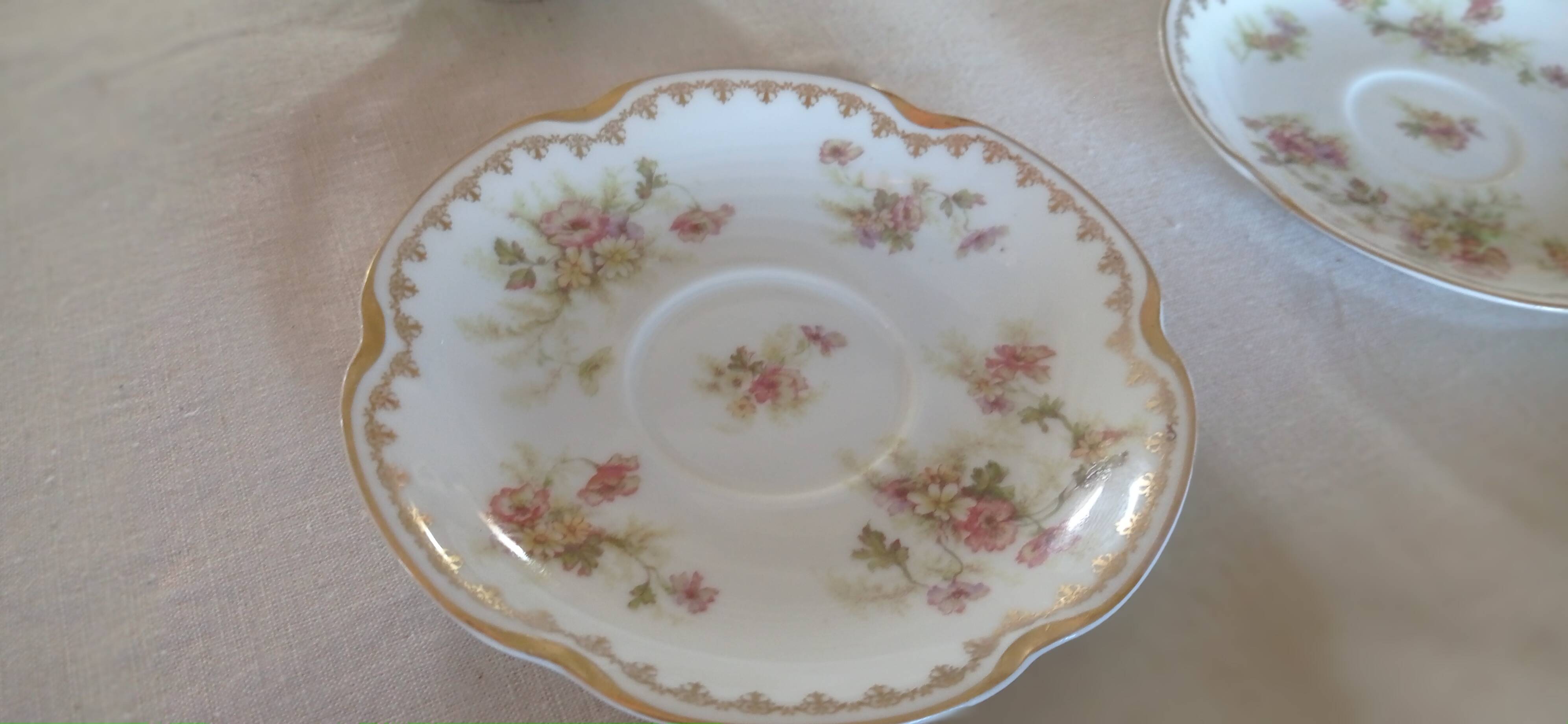 Services de vaisselle Haviland, porcelaine de Limoges