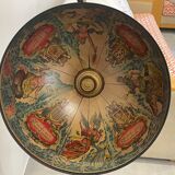 Vintage world map bar, globe