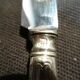 Set of 12 dessert knives stainless blades Adrien Bergeon goldsmith