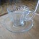 Vintage Duralex cups and saucers