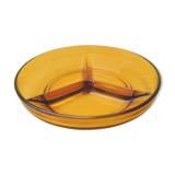 Amber glass trinket bowl