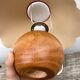 Lampe boule bois 1980