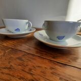 Pair of cups D. Porthault Limoges