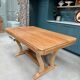 Art Deco extendable oak table (renovated)