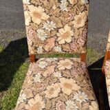 6 Louis XIV chairs in beech