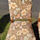 6 Louis XIV chairs in beech