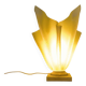 Vintage yellow Corolle table lamp
