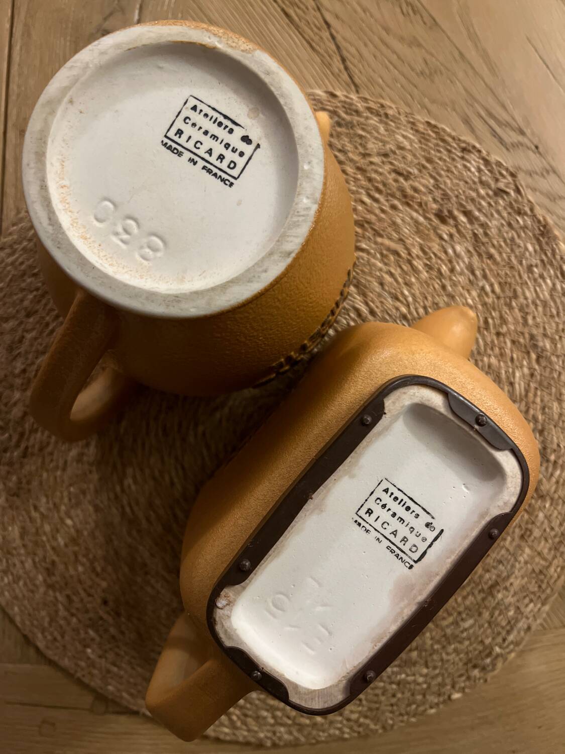 Pair of Ricard pitchers