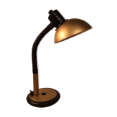 Gold adjustable desk lamp 1970