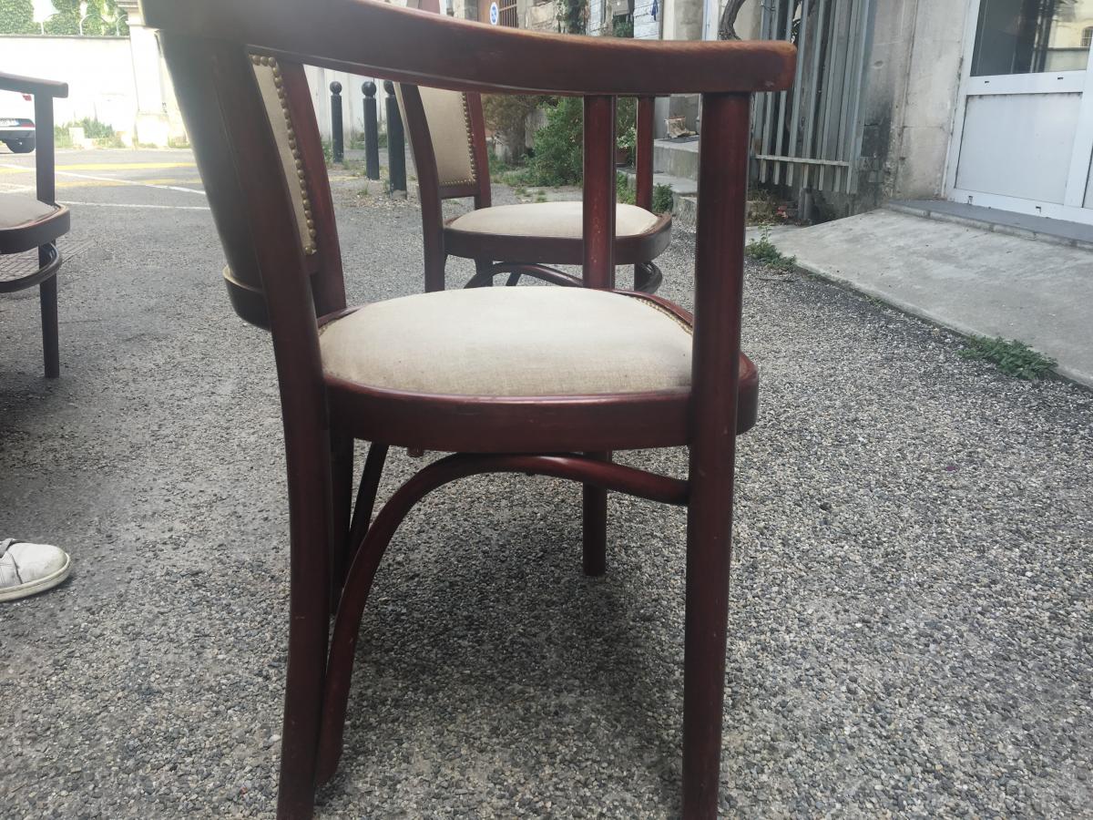 Set of 6 armchairs by Thonet