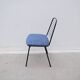Jean-Louis Bonnant chair in metal and fabric, 1950