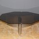 Table basse rosace Par Kim Moltzer et Jean Paul Barray Vers 1965