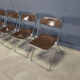 Vintage folding chairs Plia Giancarlo Piretti for Castelli, 1970s, set