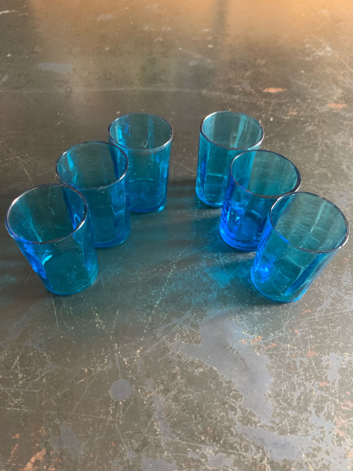 Set of 6 liqueur glasses