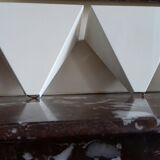 Lot of 2 ivory white appliques