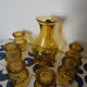 Amber glass orangeade service