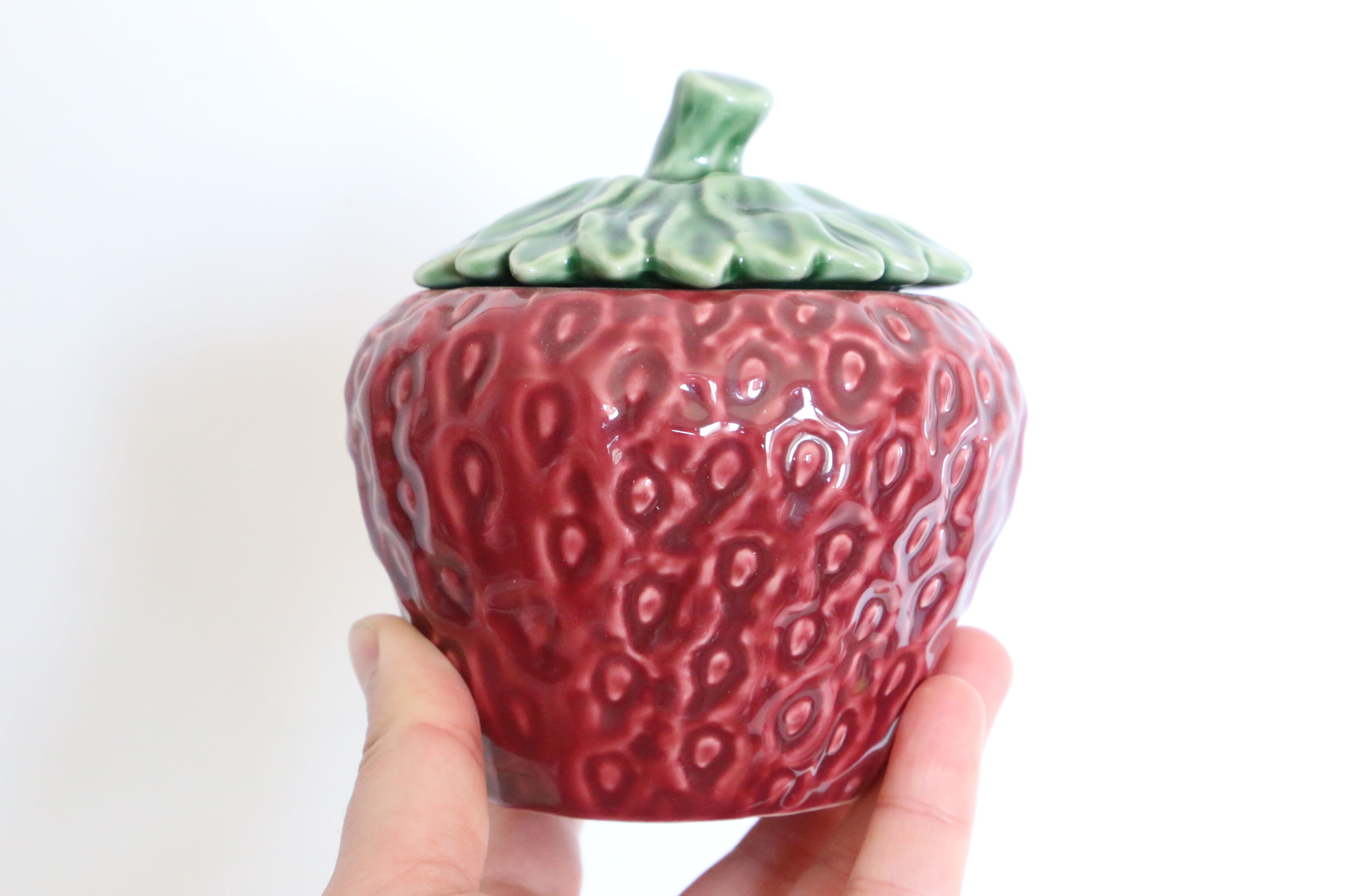 Ceramic strawberry candy