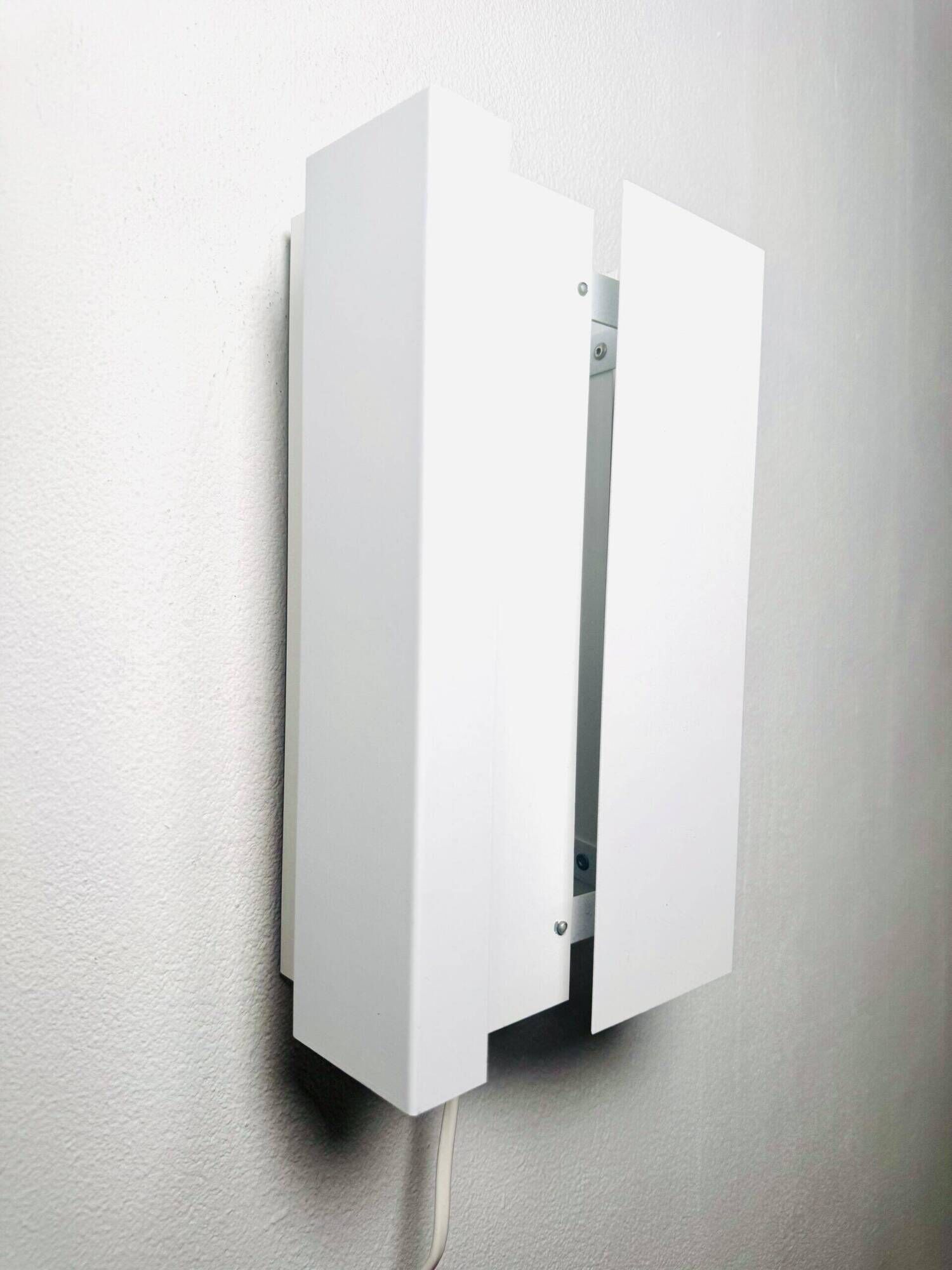 Geometric Rectangular Wall Lamp By J.J.M. Hoogervorst For Anvia Nederland, The Netherlands, 1960S