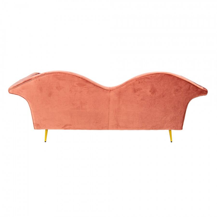 Pink 3-seater sofa
