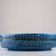 Giant blue ceramic ashtray by Aldo Londi for Bitossi