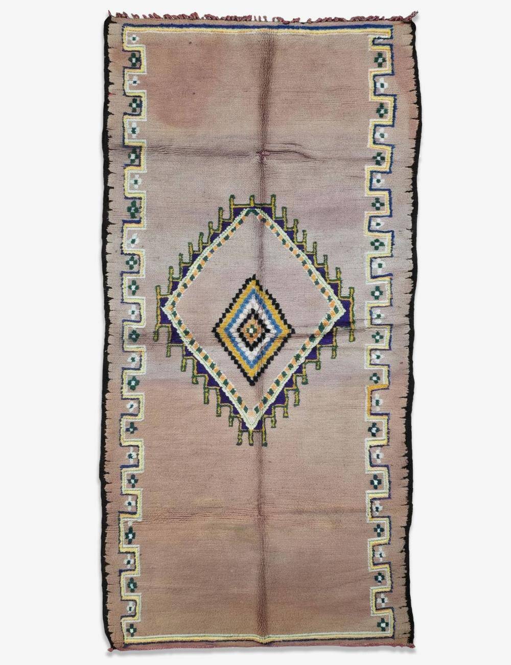 Berber Moroccan Rug - 376 x 163 cm