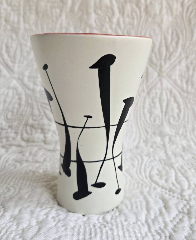 Rare modernist Diabolo vase by Roger Capron - 1950s - Vallauris